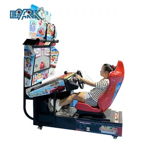 Muntautomaat Game 32 Inch Scherm Simulator Ontlopen Arcade Auto Racing Game Machine