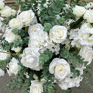 IFG Hot Sellings60cm Eucalyptus Mixed White Flowers Ball for <strong>Wedding</strong> <strong>Table</strong> Center <strong>Pieces</strong> - Product Image 5