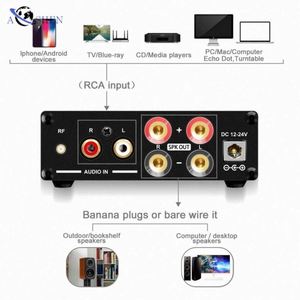 ลำโพงวางหิ้งขนาดเล็ก Aoshen 100W*2 พร้อมเครื่องขยายเสียงดิจิตอล Class D แบบสเตอริโอ รองรับบลูทูธ สำหรับมืออาชีพ - Product Image 3
