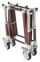 Chariot funéraire extensible en alliage d'aluminium de style européen - Accessoires pour cercueil