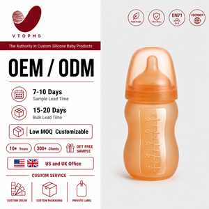 <span class=keywords><strong>Biberon</strong></span> en silicone pour bébé, design ergonomique, <span class=keywords><strong>tétine</strong></span> moulée avec échelle graduée, sans BPA, qualité alimentaire, distributeur de médicaments pour nouveau-né - Product Image 1