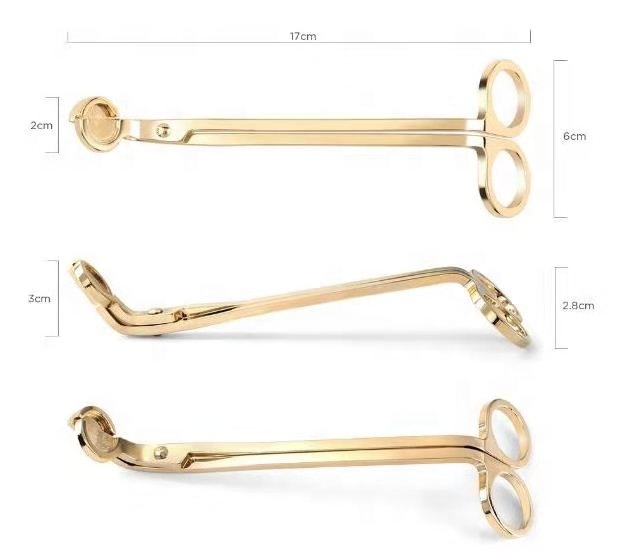 Уникальный популярный золотой фитиль для свечи триммер Набор аксессуаров для свечей роскошный фитиль для свечи триммер