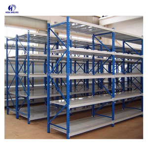 Système d'étagères métalliques robustes pour entrepôt, rayonnage industriel, étagères de stockage en acier, rayonnage sans boulons haute résistance - Product Image 3