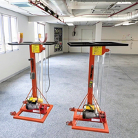 Machine de levage en acier, câble métallique, élingue, charge de 300kg, élévateur de service AC, acier renforcé de 4.9m pour montage d'unité de plafond