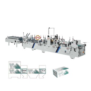 Điều khiển động cơ servo 4 điểm 6 góc tốc độ cao Tự động Sụp Đổ Dưới khóa gấp dán máy Hộp Thư mục gluer - Product Image 3