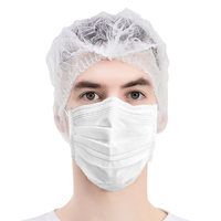 Hubei Haixin Non Tissé Double Masques À Rayures Nasales 3Ply Masque Blanc Logo Personnalisé Masque Chirurgical Jetable En Gros