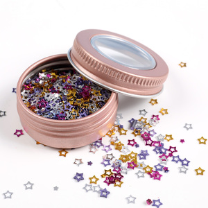 BQAN-Caja <span class=keywords><strong>con</strong></span> logotipo personalizado <span class=keywords><strong>2021</strong></span>, lentejuelas para manicura a granel, colores combinados, alce, copos de nieve, brillo navideño, purpurina gruesa para Nail Art - Product Image 6