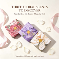 Savon de Marseille Parfumé à la Fleur, Savon Parfumé Emballé, Cadeaux pour Invités de Mariage, Savon Naturel pour le Bain et le Corps