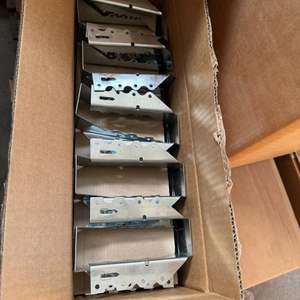 Connecteurs de cadre en bois métallique, supports en acier pour poutres en bois, supports de <span class=keywords><strong>poutre</strong></span> en bois - Product Image 6