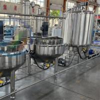 Grote schaal 1T/u volautomatische tomatenpuree productiemachines tomatensaus productielijn met CE-certificering