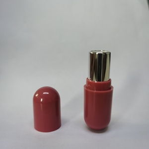 מפעל מכירה ישירה גודל קטן פלסטיק צבע איפור מותאם אישית ריק שפתון - Product Image 3