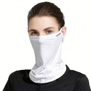 Masque de protection solaire d'été USA Mairun en polyester coupe-vent et soie glacée, unisexe, fin, anti-UV, pour cyclisme, golf, cou et oreilles - Product Image 1