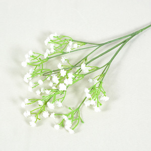 Fleurs artificielles en plastique de gypsophile pour mariage, décorations de la Saint-Valentin, cadeau romantique pour la fête des mères, cadeau familial, véritable amour - Product Image 5