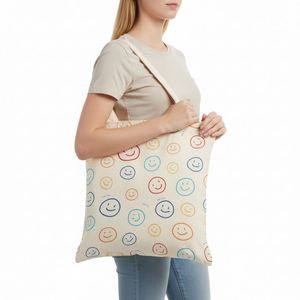 Custom Logo High Quality Eco-Friendly Cotton Canvas Tote <b>Bag</b> Daily Use <b>Gift</b> for Advertising - Product Image 1