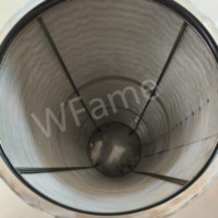 Filtre à aspiration en acier inoxydable robuste pour remplacement de filtre à mailles métalliques, pour filtration de compresseur d'ammoniac SSD-350