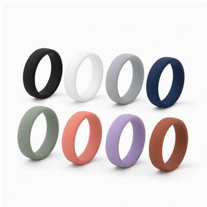 Narrow <b>Ring</b> Cover 8 Pack for Oura <b>Ring</b> 4 Gen 3, <b>Thin</b> Band Silicone Protector Set, Discreet Look for Small Hands, S M L - Product Image 1