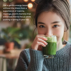 Latte in Bustine al Gusto Matcha con Moringa Superfood a Marchio Privato, Supporta i Livelli di Energia e Migliora la Vitalità Generale - Product Image 6