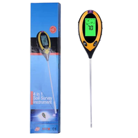 Haute précision 4-en-1 sol PH-mètre température lumière du soleil testeur d'humidité haute sensibilité pointeur OEM personnalisable plastique ODM