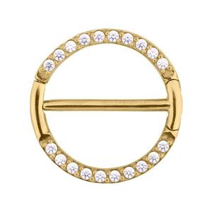 Vente en gros de bijoux de piercing pour tétons en acier chirurgical 316L avec zircone cubique de qualité 5A et magnifique pavé de pierres - Product Image 5