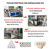 Machine de rembobinage de papier toilette à grande vitesse machine de fabrication de mouchoirs en papier toilette machine à rouleaux de papier toilette