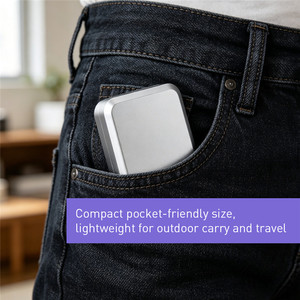 Aluminum Alloy Lighter Case Rectangular Modern Storage Purple Green Gray Silver Black <b>Box</b> - Product Image 5