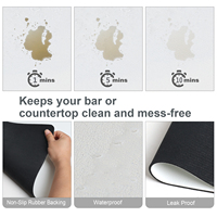 Nouveau Tapis de Bar à Café Classique Écologique en Gros, Plateau Absorbant l'Eau avec Tapis de Séchage Anti-Taches pour la Cuisine
