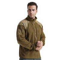Veste polaire à carreaux sportive d'hiver personnalisée pour homme et femme, couleur verte chaude avec col montant