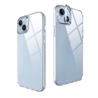 Pour iPhone 14 13 12 Mini 11 Pro Max TPU Antichoc Cas Téléphone Caméra Lentille protection Métal Béquille Cas pour iPhone 15 16 Plus