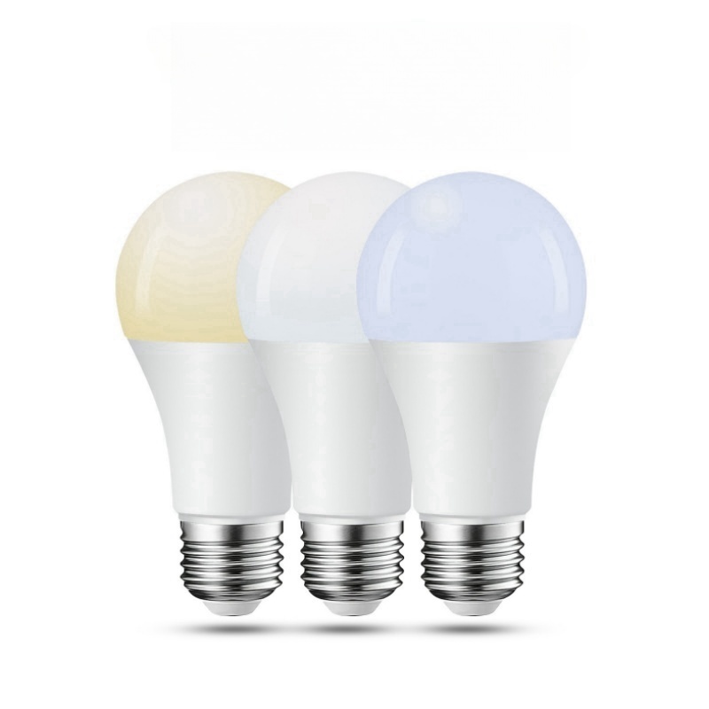 No Flicker 3CCT Throught On/off Switch Color Temperature 120V Bulb A19 Triac Dimmable E26 LED Light Bulb