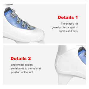 Patins à <span class=keywords><strong>glace</strong></span> d'hiver pour femmes, personnalisables en gros, haute résistance, lames en acier inoxydable, dessus en PVC résistant au froid, doublure en <span class=keywords><strong>fourrure</strong></span> - Product Image 5