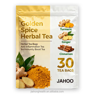 OEM/ODMプライベートラベルウコンジンジャーシナモンハーブティー自然健康ドリンク消化エネルギー & デトックス - Product Image 1