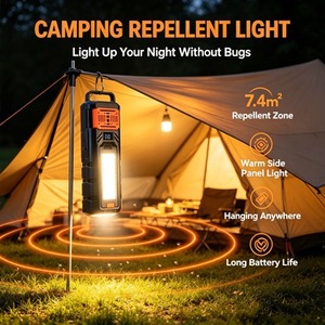 LAN EAGLE Rechargeable Camping Lamp IPX6 Waterproof Mosquito Repellent <b>Light</b> <b>Hanging</b> Hook for <b>Outdoor</b> - Product Image 2