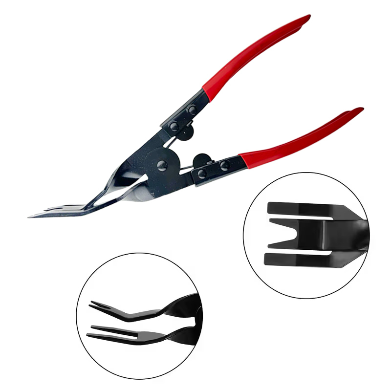 3-Piece Car Trim Clip Upholstery Removal Tool Set – Door Panel Fastener Puller Pliers