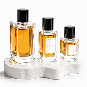 Luxuriöse Quadratische Glas-Parfümflasche 30ml/50ml mit Pumpzerstäuber und Siebdruck - Product Image 5