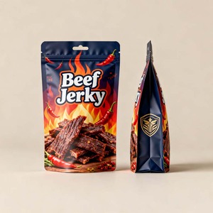 Sacs personnalisés pour viande séchée (<span class=keywords><strong>beef</strong></span> <span class=keywords><strong>jerky</strong></span>) avec impression numérique, qualité supérieure, faible MOQ, pour sachets en aluminium, fournisseur d'usine en gros - Product Image 4