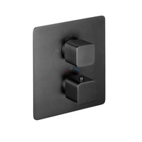 Robinet de douche thermostatique avec couvercle en laiton Corps en cuivre