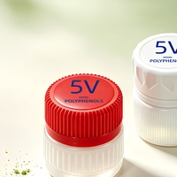 Capsules de Laitue Lyophilisée au Matcha et aux Polyphénols de Chlorophylle 5V, Extrait Herbal, Sans Sucre, Qualité Alimentaire, Portable, Libération par Torsion