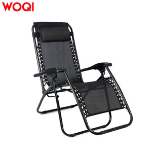 WOQI Nuova Sedia a Sdraio da Piscina Regolabile a Gravità Zero di Alta Qualità per Esterni con Robusto Telaio in Metallo Pieghevole - Product Image 1