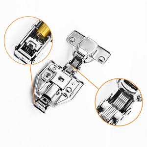 Bisagra de acero elegante 3D de 35mm, cierre suave ajustable para gabinetes, exquisita calidad personalizada para baño, cocina, escuela - Product Image 1