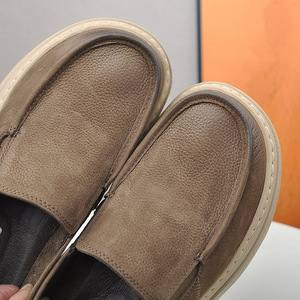 Mocassins Décontractés de Luxe pour <span class=keywords><strong>Hommes</strong></span> en Cuir Véritable, Nouvelle Collection Printemps 2026, Semelle Épaisse Légère et Respirante, <span class=keywords><strong>Chaussures</strong></span> à Enfiler - Product Image 3