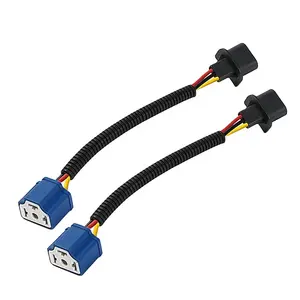 H4 9003 To H13 9008 Pigtail Wiring Harness Adapters For H4/H13 Headlight h4 to h13 cables for Jeep Wrangler