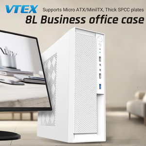 8L White Business PC <strong>Case</strong> SPCC Steel Supports Micro ATX Mini ITX SSD HDD 210mm GPU Custom Type-C Compact Office <strong>Computer</strong> <strong>case</strong> - Product Image 2