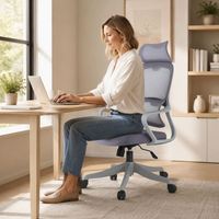 Fauteuil de bureau pivotant en gros, réglable, en maille, pour le gaming, fauteuil de direction en maille pour ordinateur