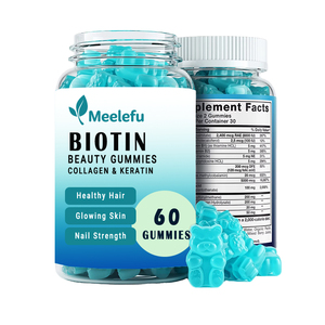 Vitamine Gommose per Capelli per una Crescita Sana, Biotina e Acido <span class=keywords><strong>Folico</strong></span>, Vitamine per Capelli, Pelle e Unghie, Fornitura di Fabbrica - Product Image 1