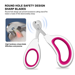 New Portable Convenient Cat <b>Dog</b> Nail Clippers <b>Scissors</b> with Special Round Hole Design for Pet Care - Product Image 5