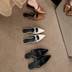 Ballerines légères pour femmes, faciles à enfiler, confortables, à bout rond, chaussures décontractées, respirantes, dessus en cuir véritable, chaussures plates - Product Image 4