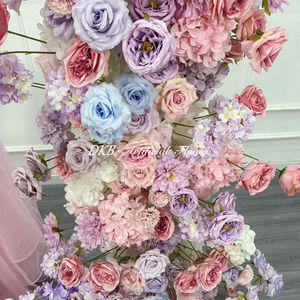 Decoración de centro comercial, hortensias de seda, fondo para fotos de boda, pared de flores artificiales, arreglo floral para fiestas, hilera de flores - Product Image 6