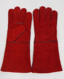 एक टुकड़े के साथ गाय विभाजित चमड़े के वेल्डर दस्ताने के साथ गाय विभाजित चमड़े के वेल्डिंग दस्ताने - Product Image 3