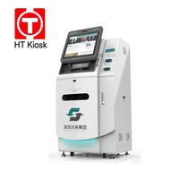 Kiosque de paiement à écran tactile de 19 pouces, imprimante laser A4, lecteur de cartes RFID, terminal en libre-service, SDK activé, multi-OS