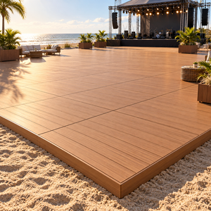 Plataforma Modular para Terraza en Azotea, de WPC y Acero Galvanizado, Impermeable, Ajustable, Prefabricada, para Exteriores, Calidad de Exportación - Product Image 5